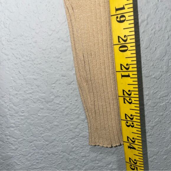 VINCE Ribbed Collared Polo Style Knit Fitted Cardigan Sweater Top L NWT - Picture 9 of 9